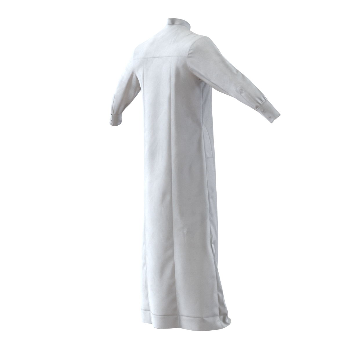 3D Traditional Arab Men Dress Kandura 2