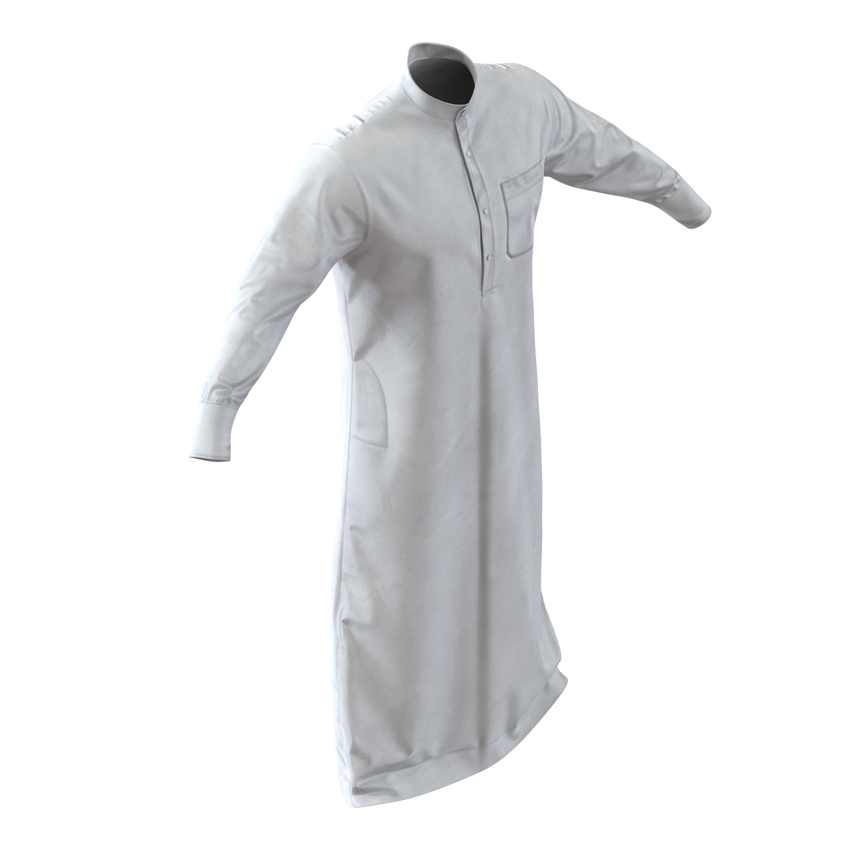 3D Traditional Arab Men Dress Kandura 2