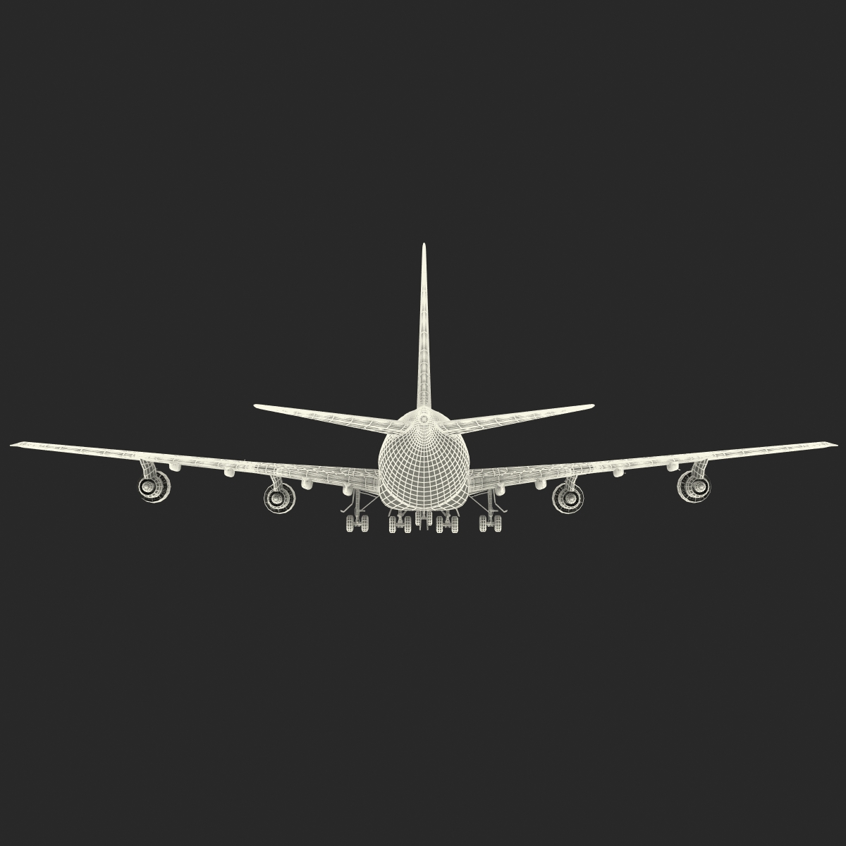 Boeing 747 300 British Airways Rigged 3D