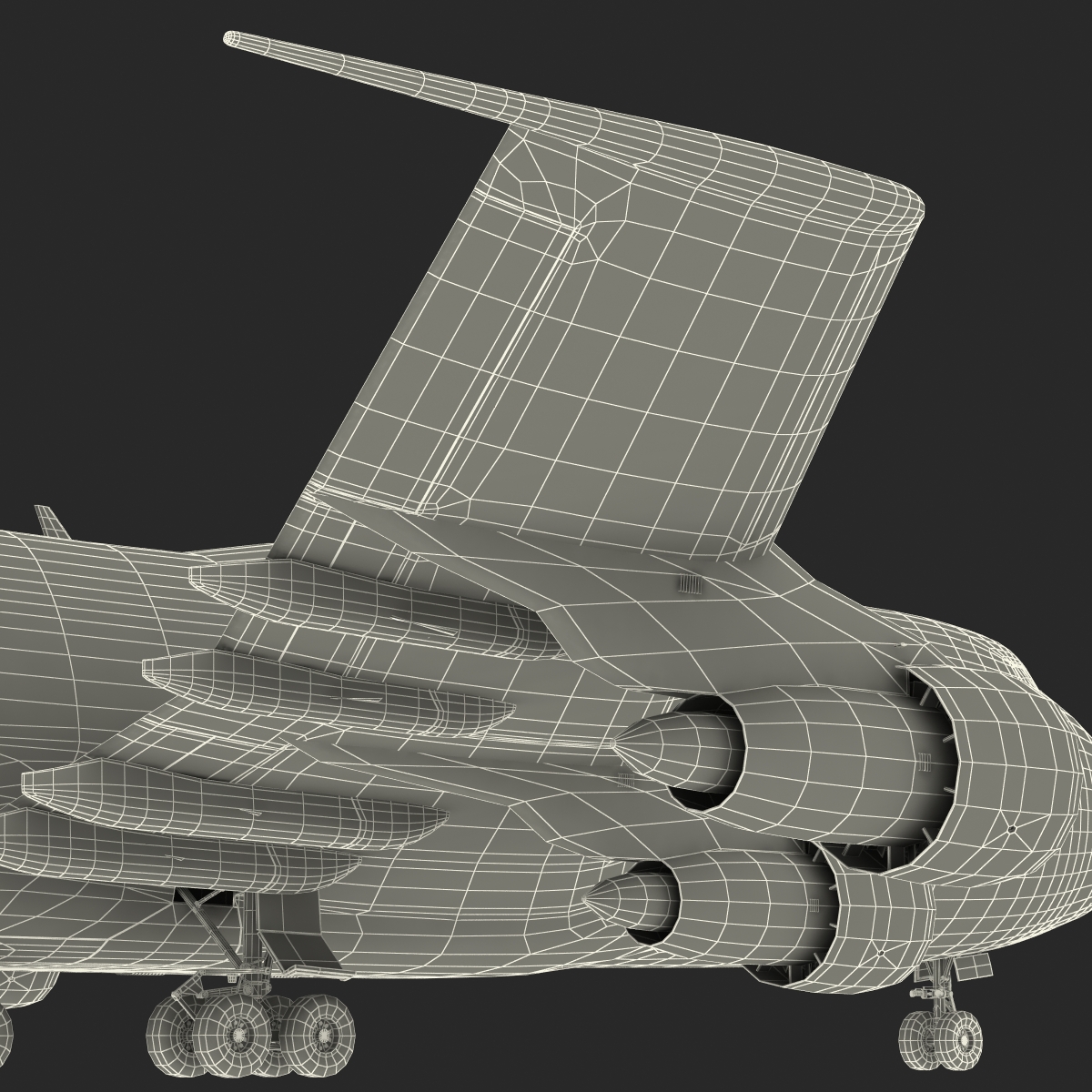 Boeing 747 300 British Airways Rigged 3D