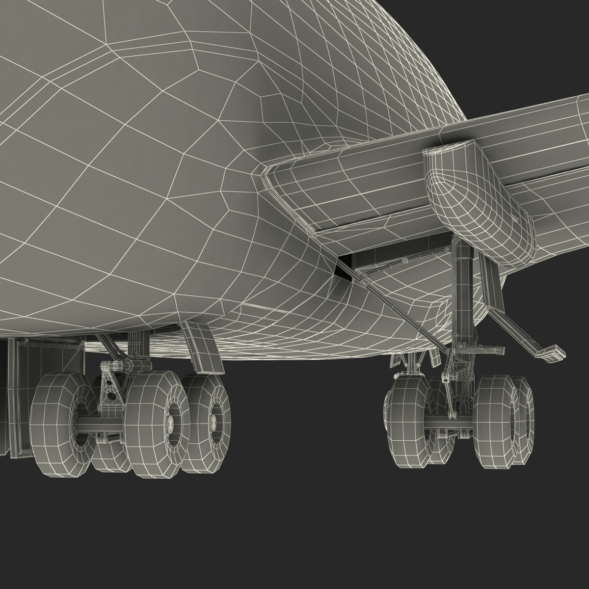 Boeing 747 300 British Airways Rigged 3D