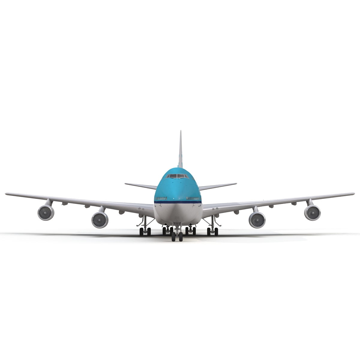 3D model Boeing 747 300 KLM Rigged