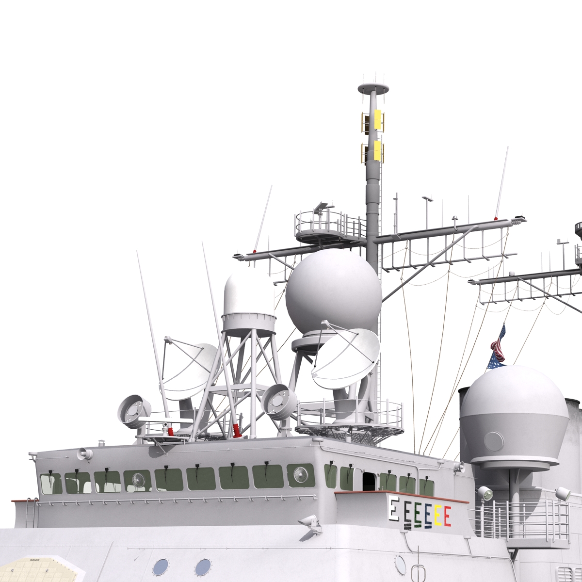 3D model Ticonderoga Class Cruiser Hue City CG 66