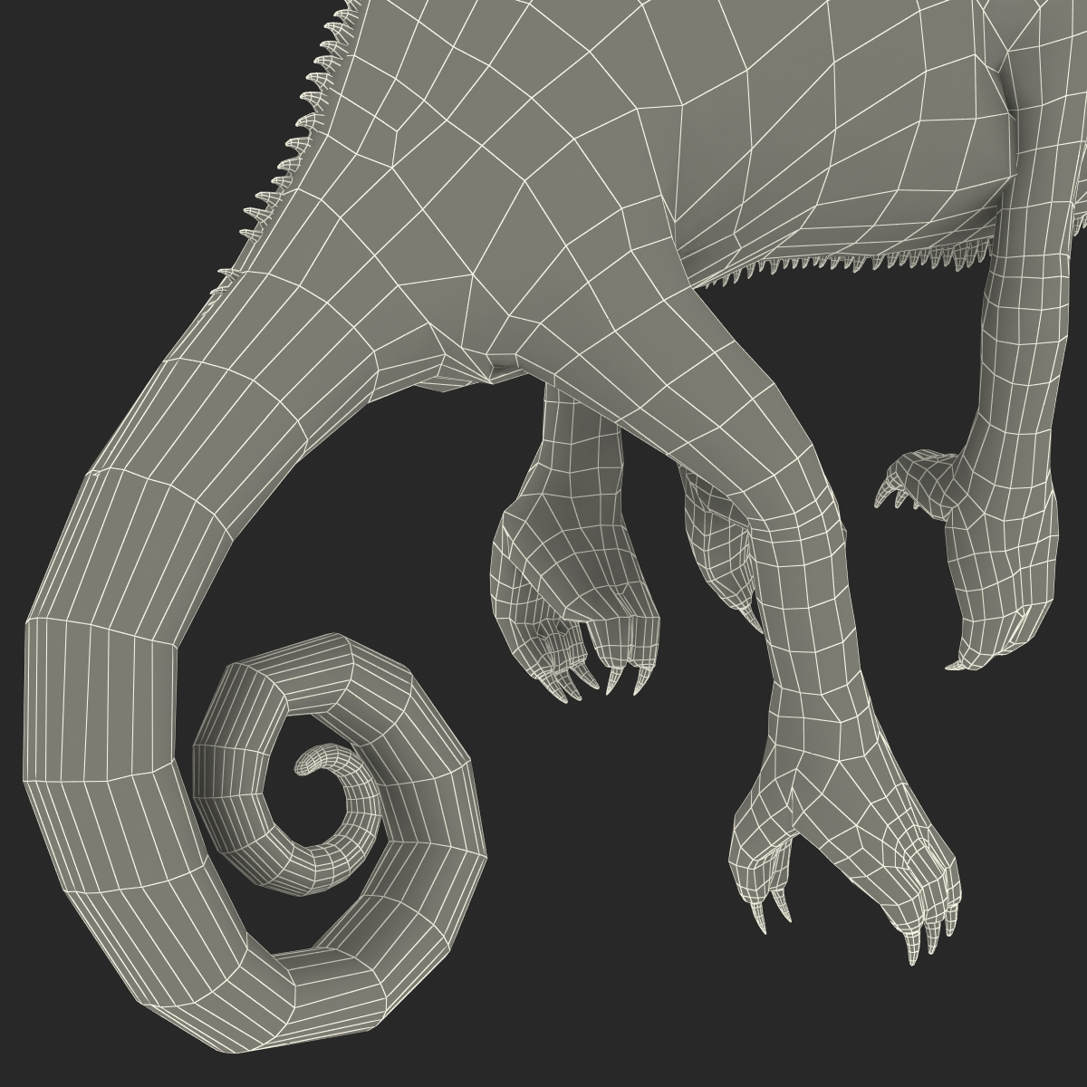 3D Chameleon Rigged