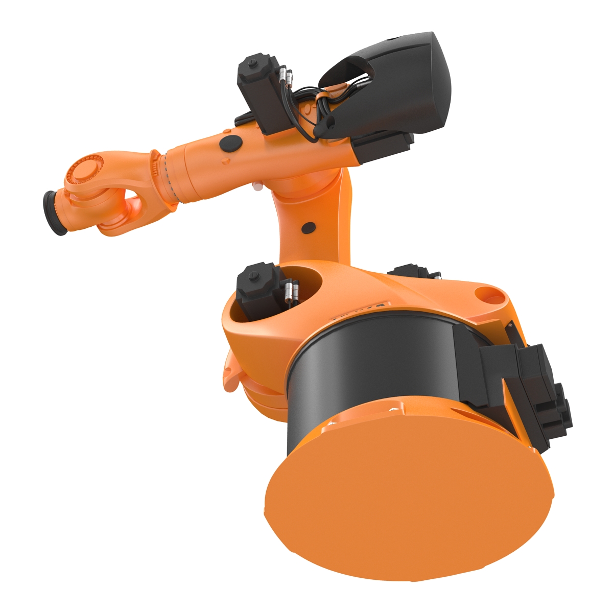 3D Kuka Robot KR 600 FORTEC Rigged