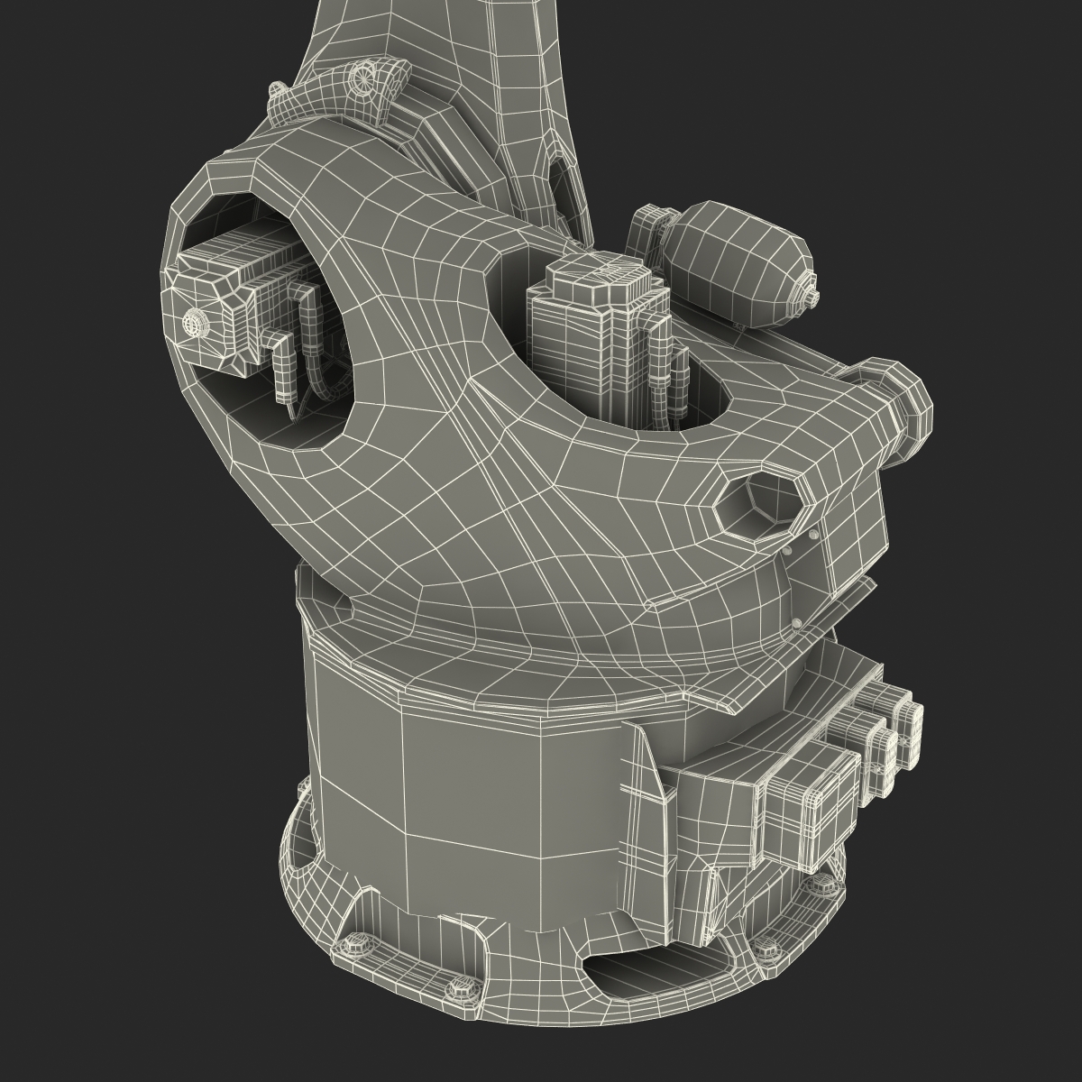 3D Kuka Robot KR 600 FORTEC Rigged