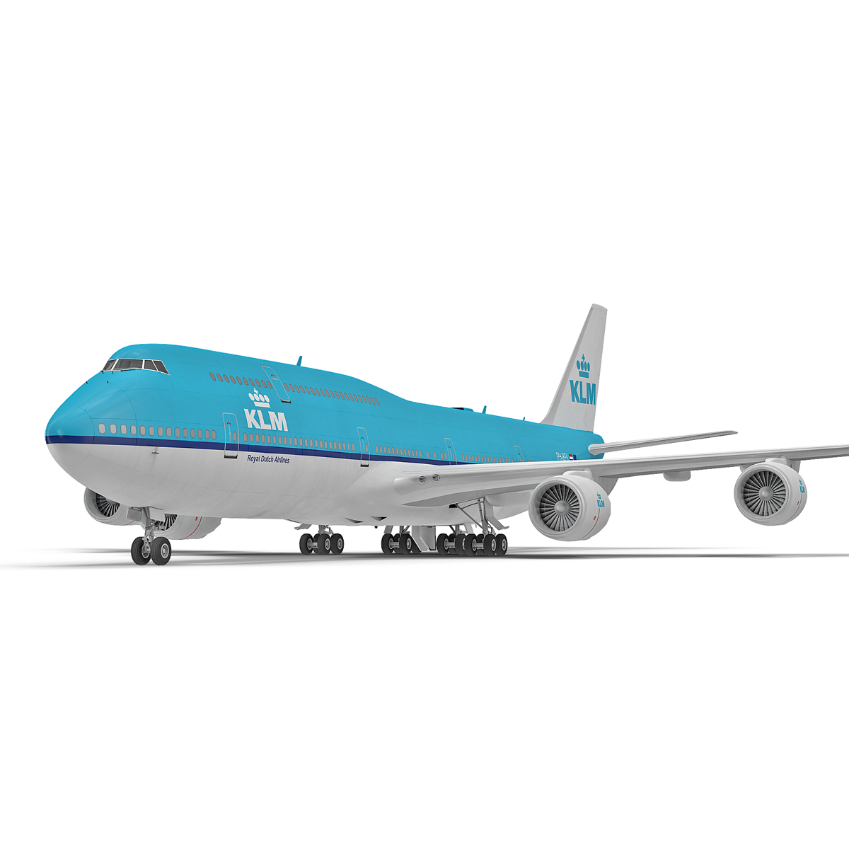 Boeing 747 8I KLM 3D