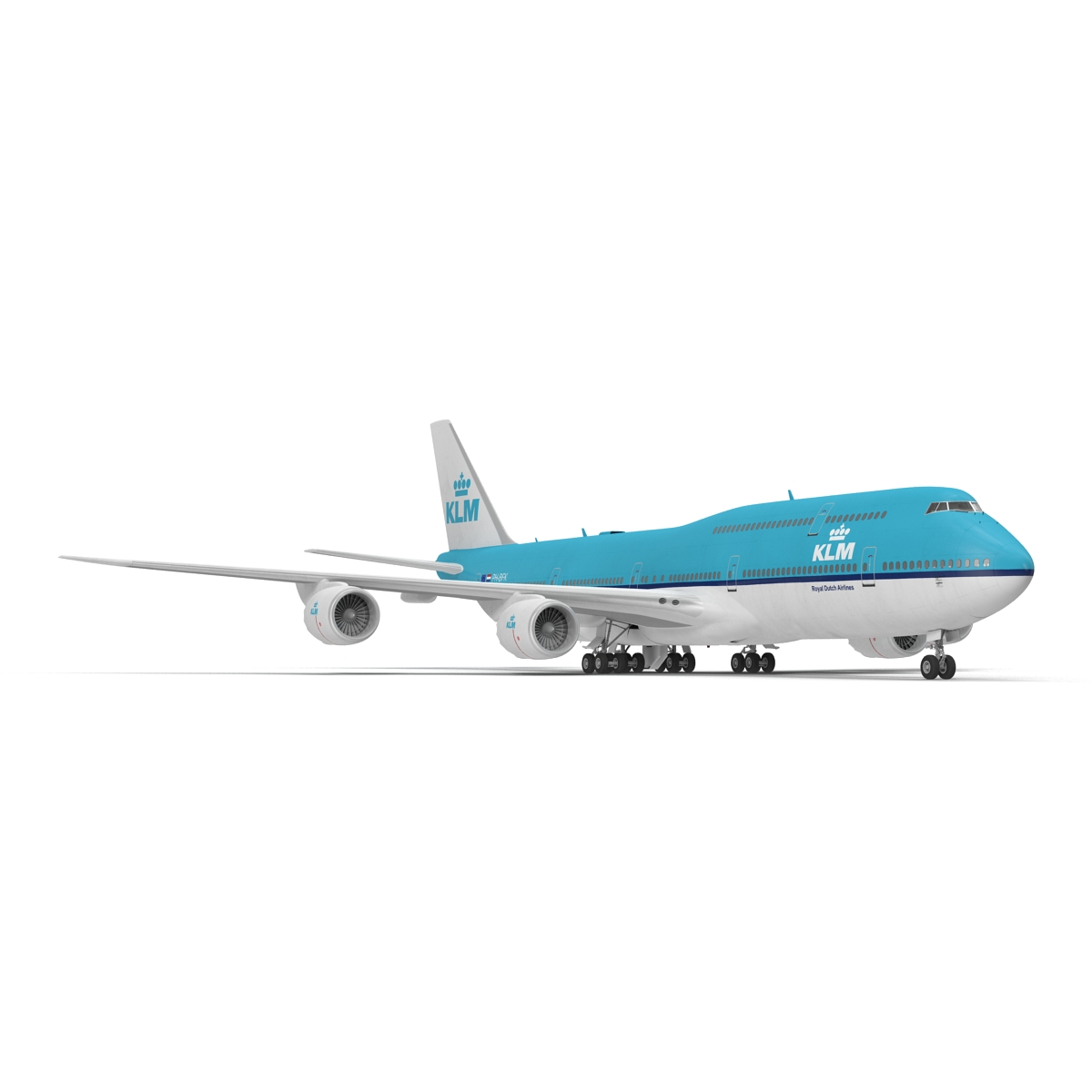 Boeing 747 8I KLM 3D