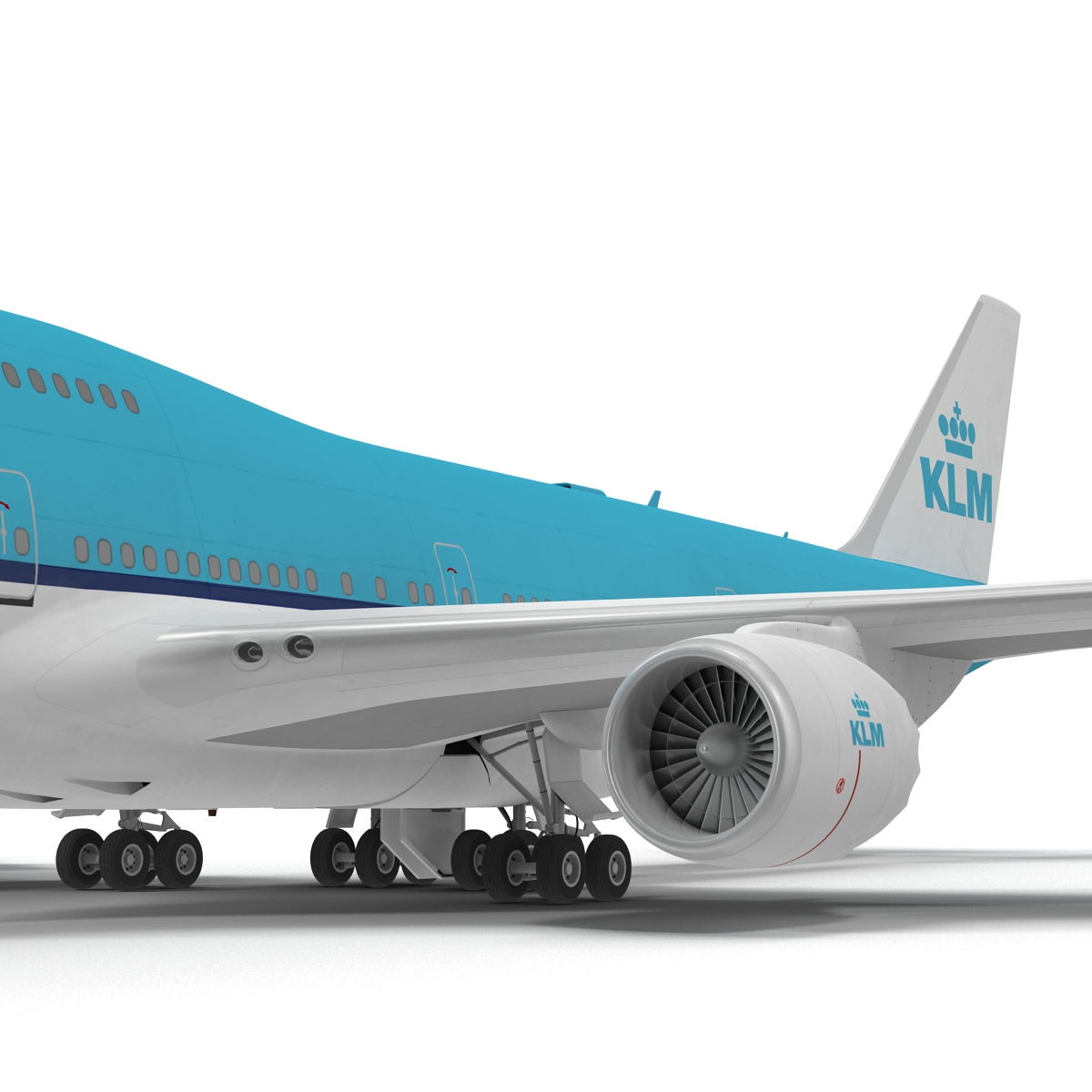 Boeing 747 8I KLM 3D