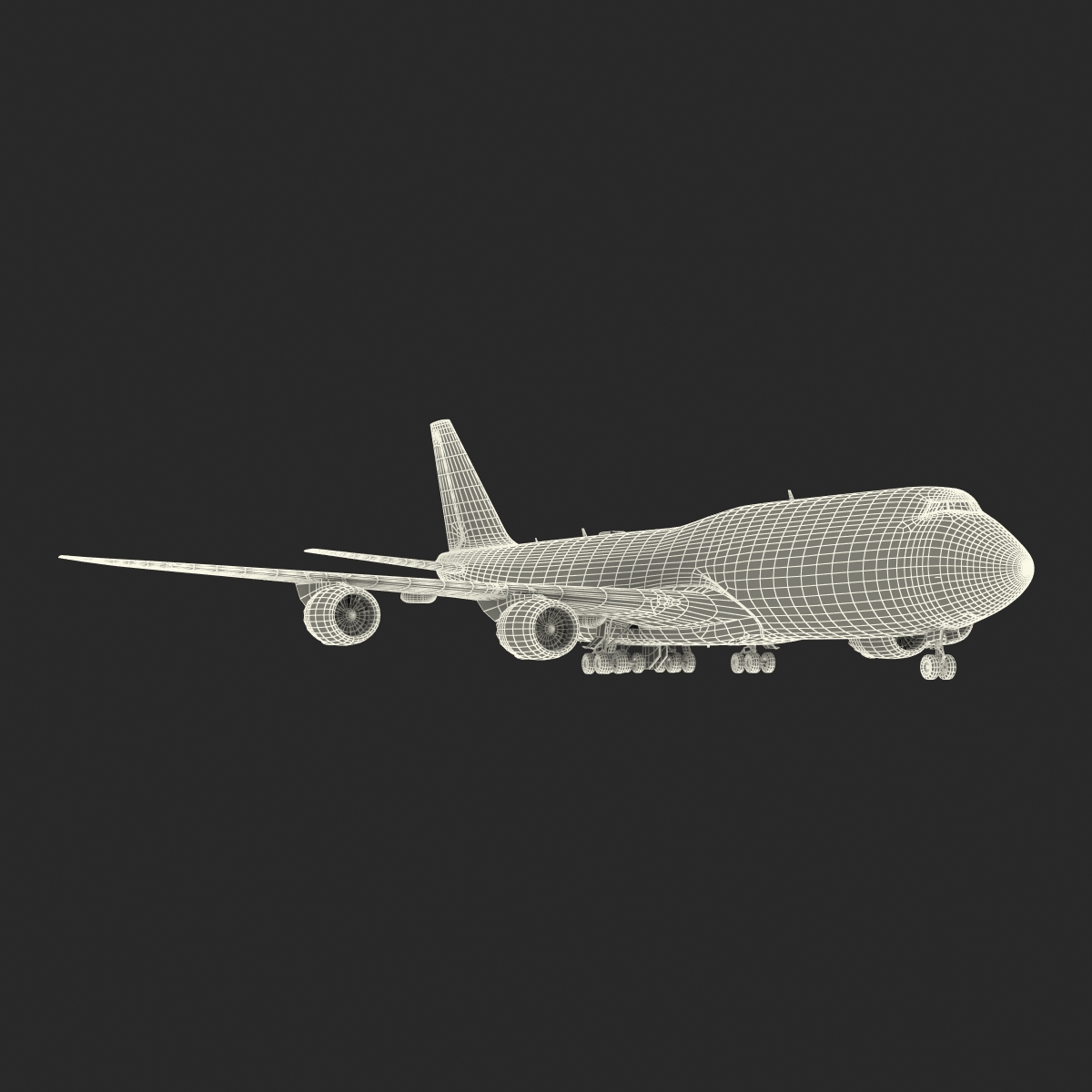 Boeing 747 8I KLM 3D