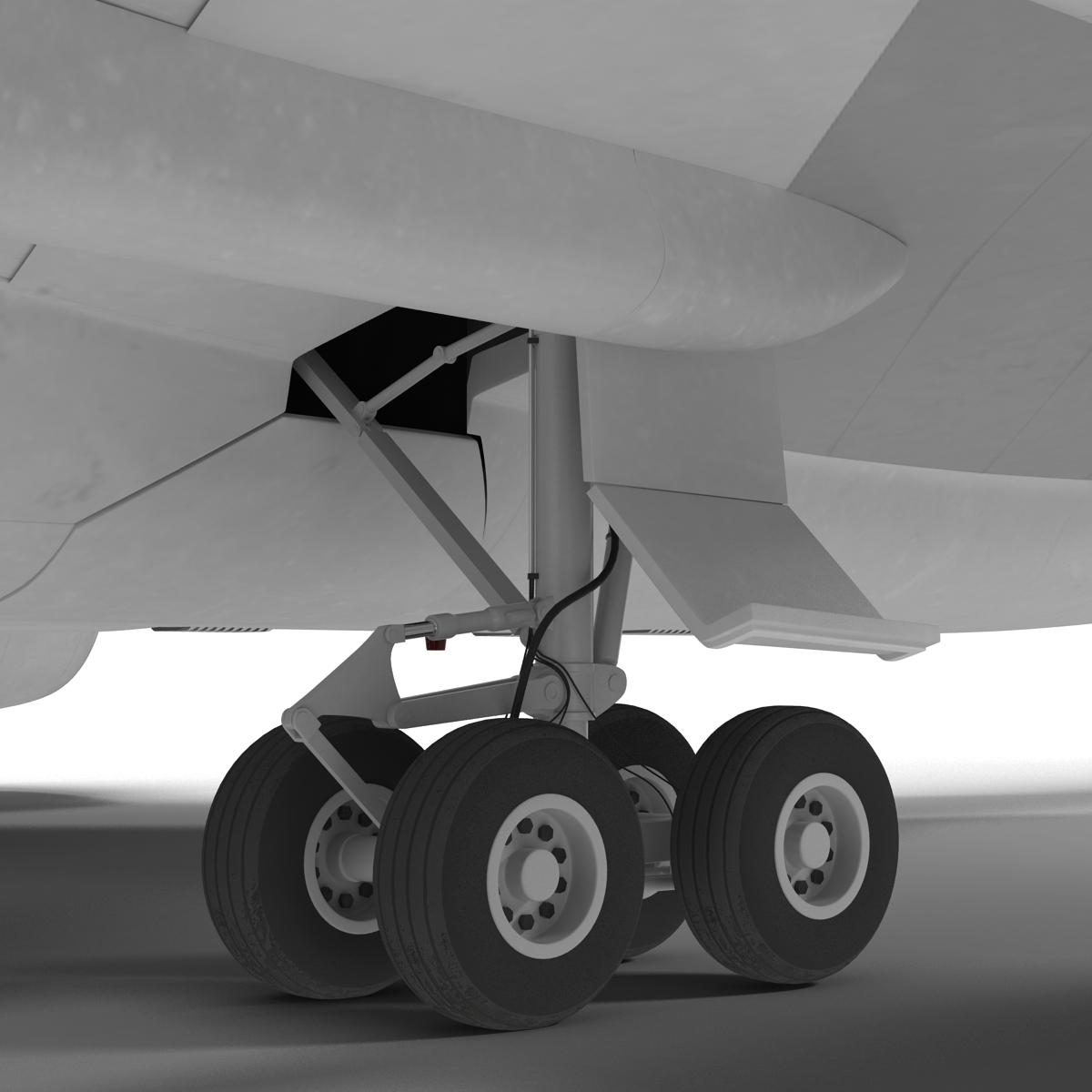 Boeing 747 8I United Rigged 3D