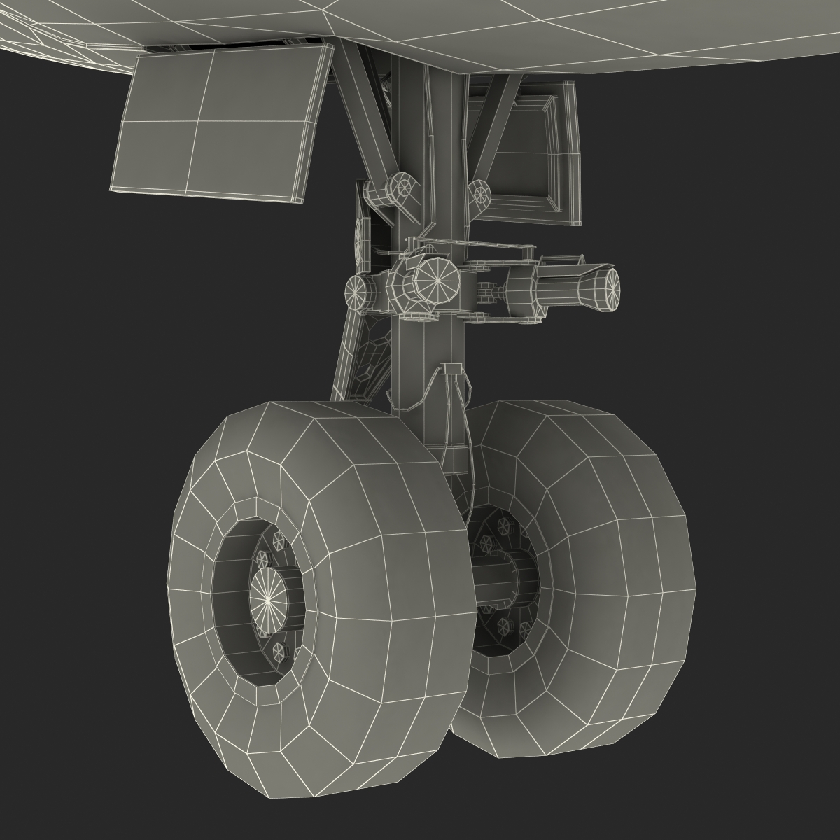 Boeing 747 8I United Rigged 3D