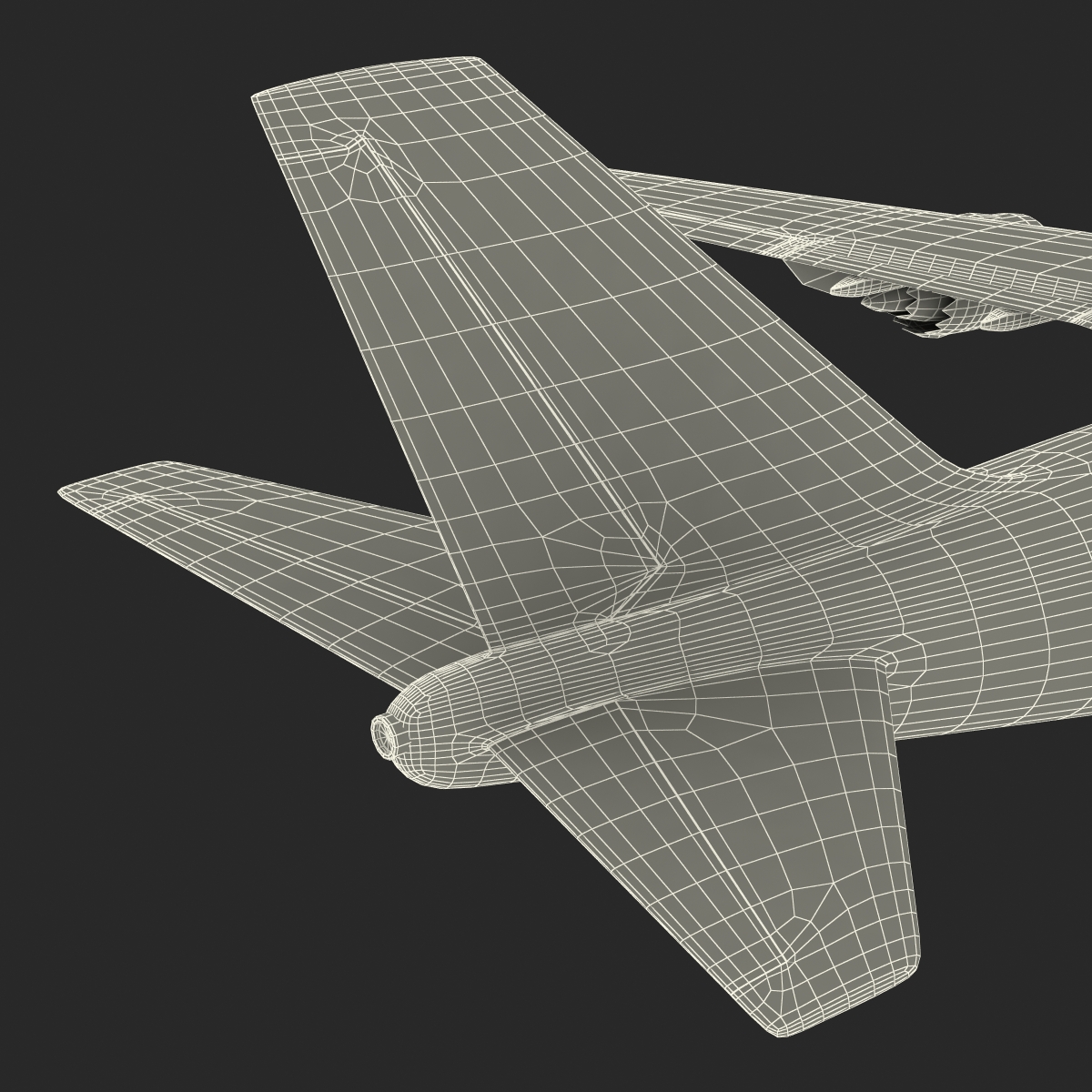 Boeing 747 8I United Rigged 3D