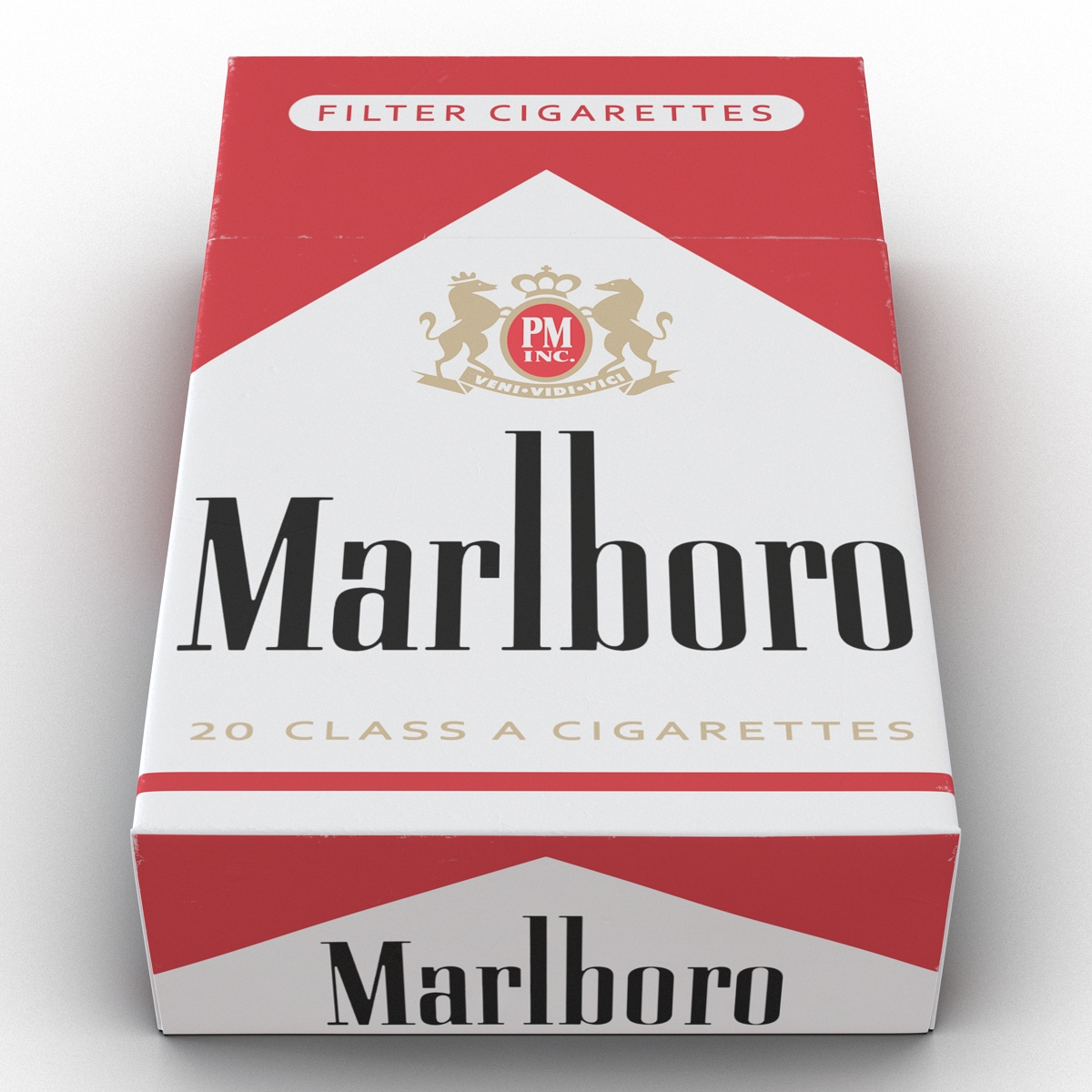 3D Closed Cigarettes Pack Marlboro