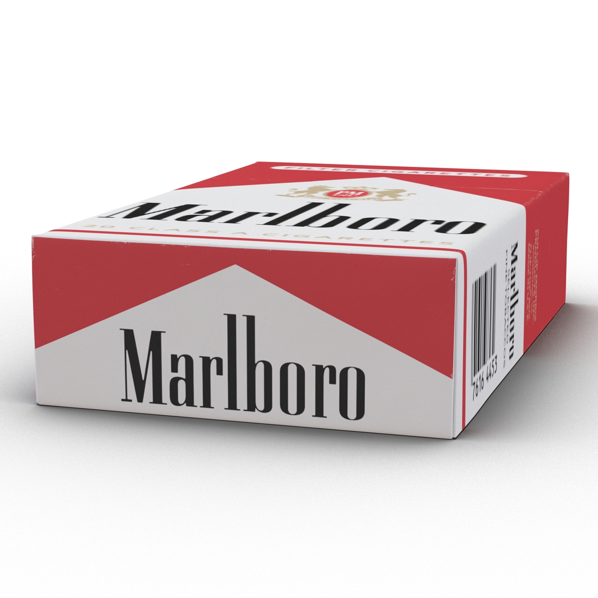 3D Closed Cigarettes Pack Marlboro