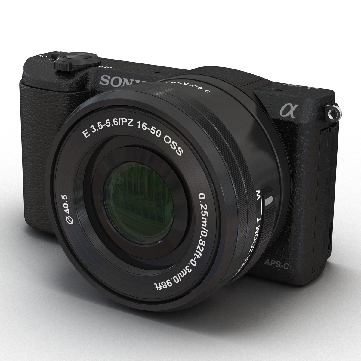 3D Sony Alpha 5100 Black