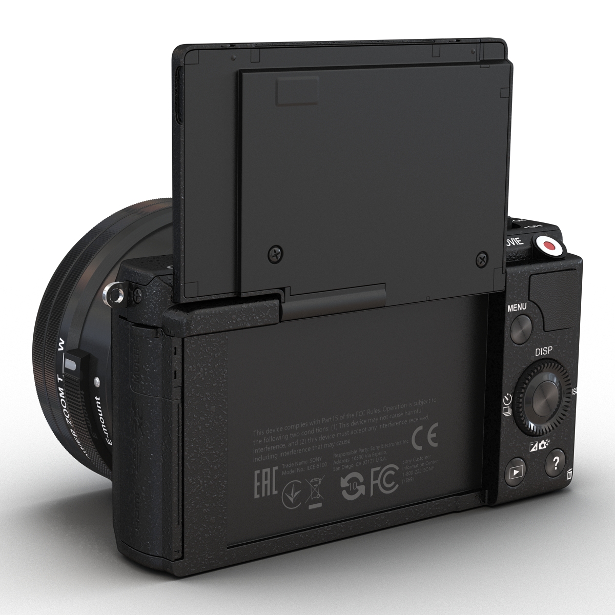 3D Sony Alpha 5100 Black