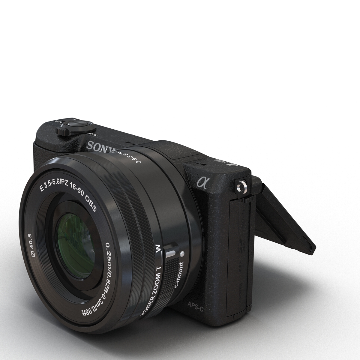 3D Sony Alpha 5100 Black