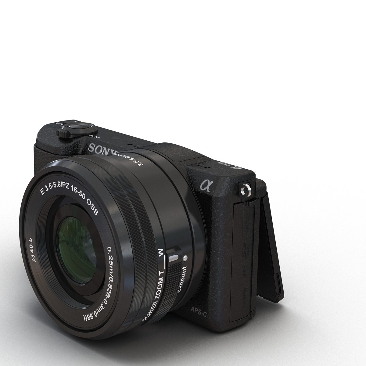 3D Sony Alpha 5100 Black