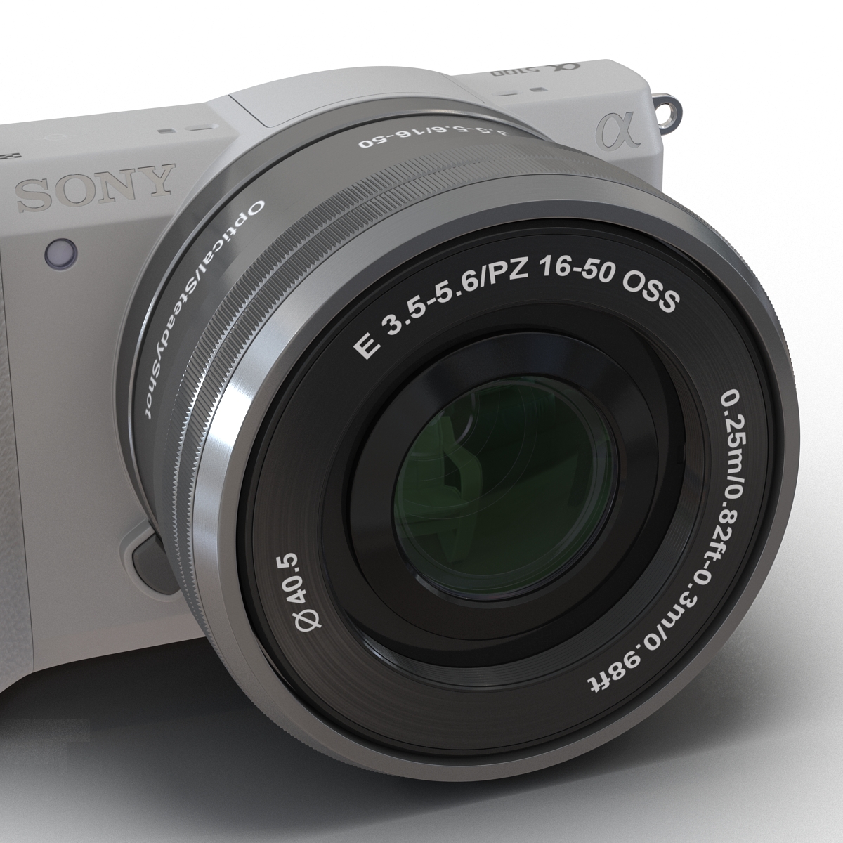 3D Sony Alpha 5100 White