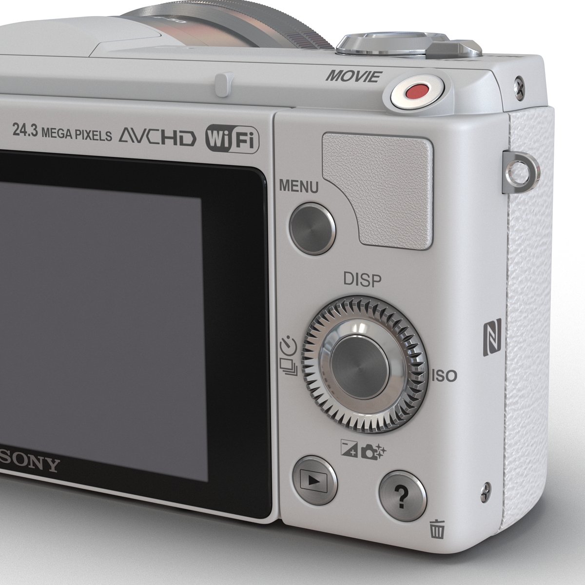 3D Sony Alpha 5100 White