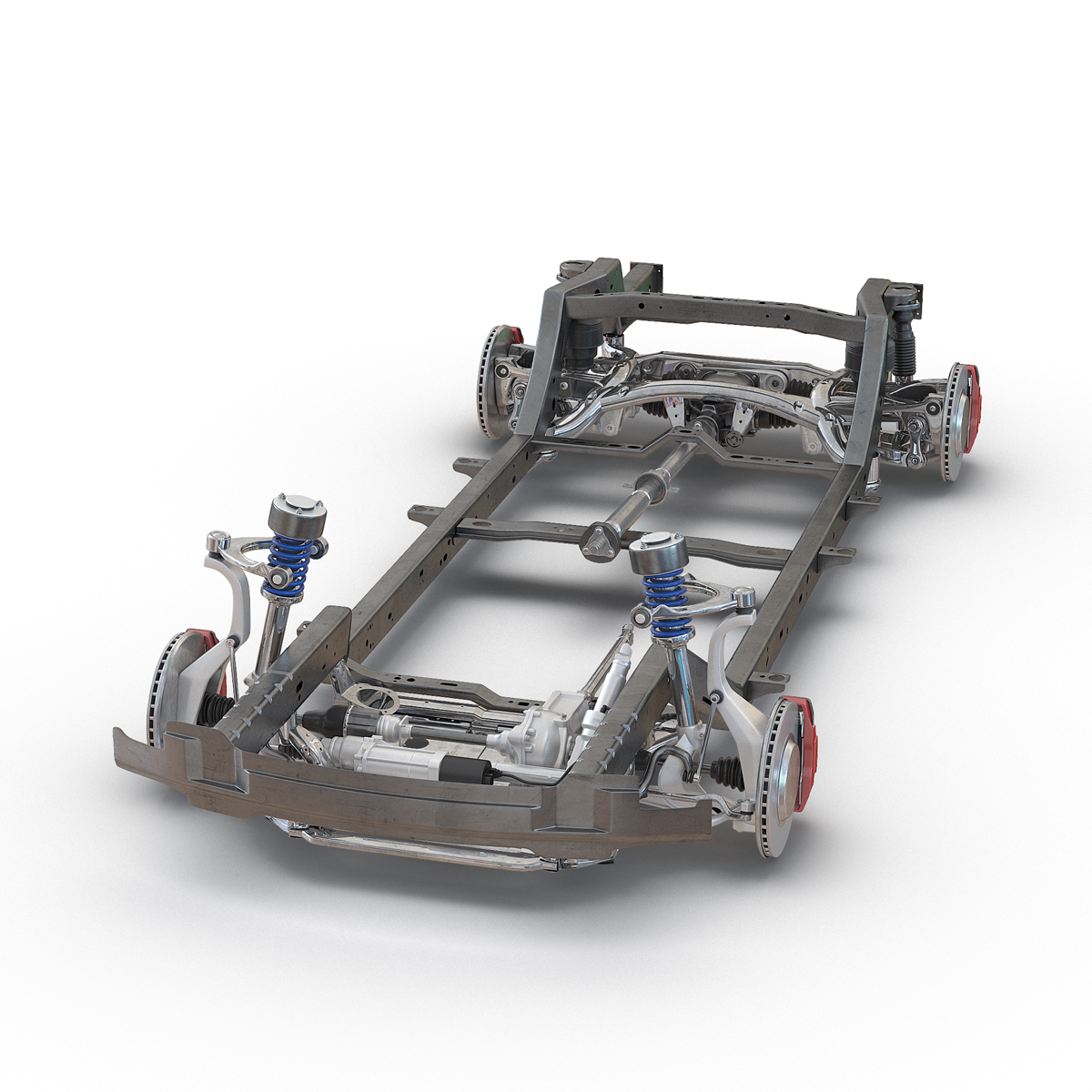 SUV Chassis Frame 2 3D model