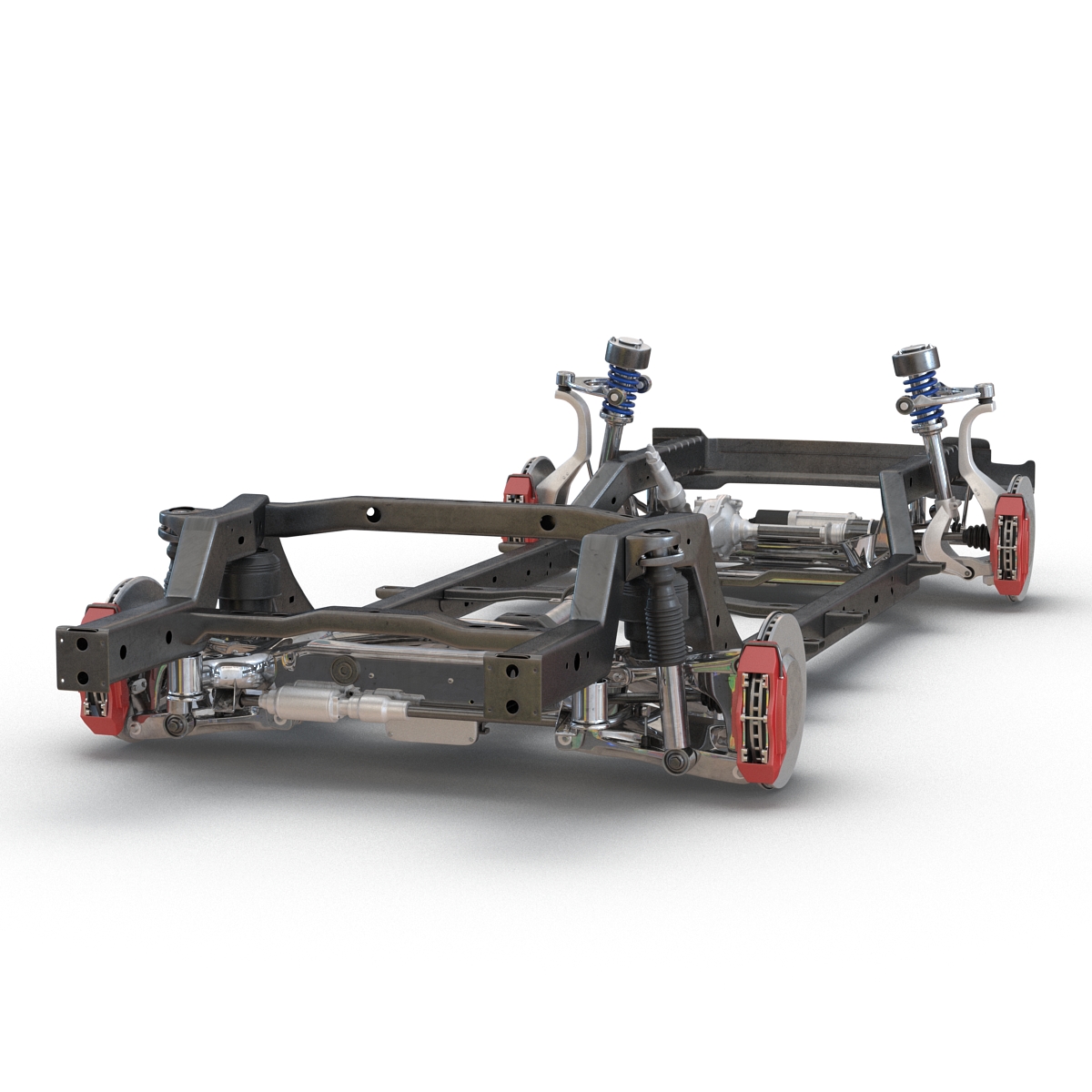 SUV Chassis Frame 2 3D model