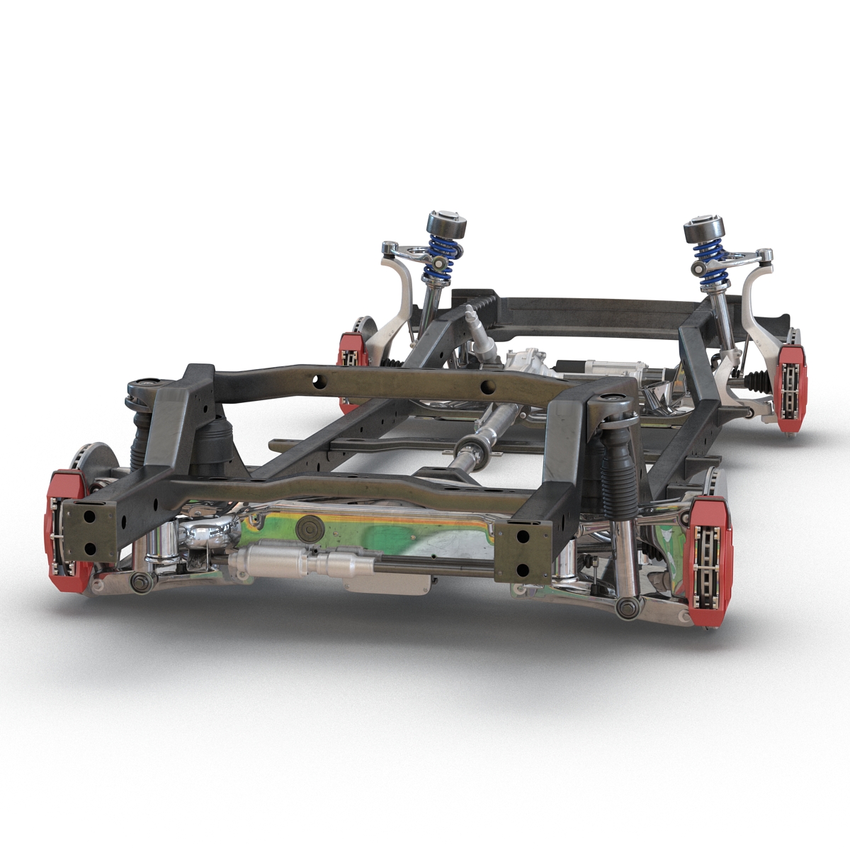 SUV Chassis Frame 2 3D model