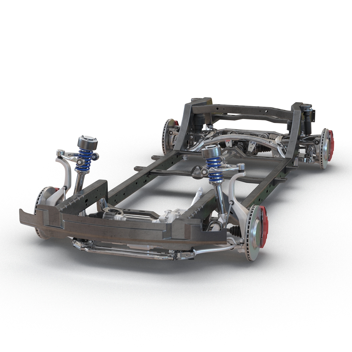 SUV Chassis Frame 2 3D model