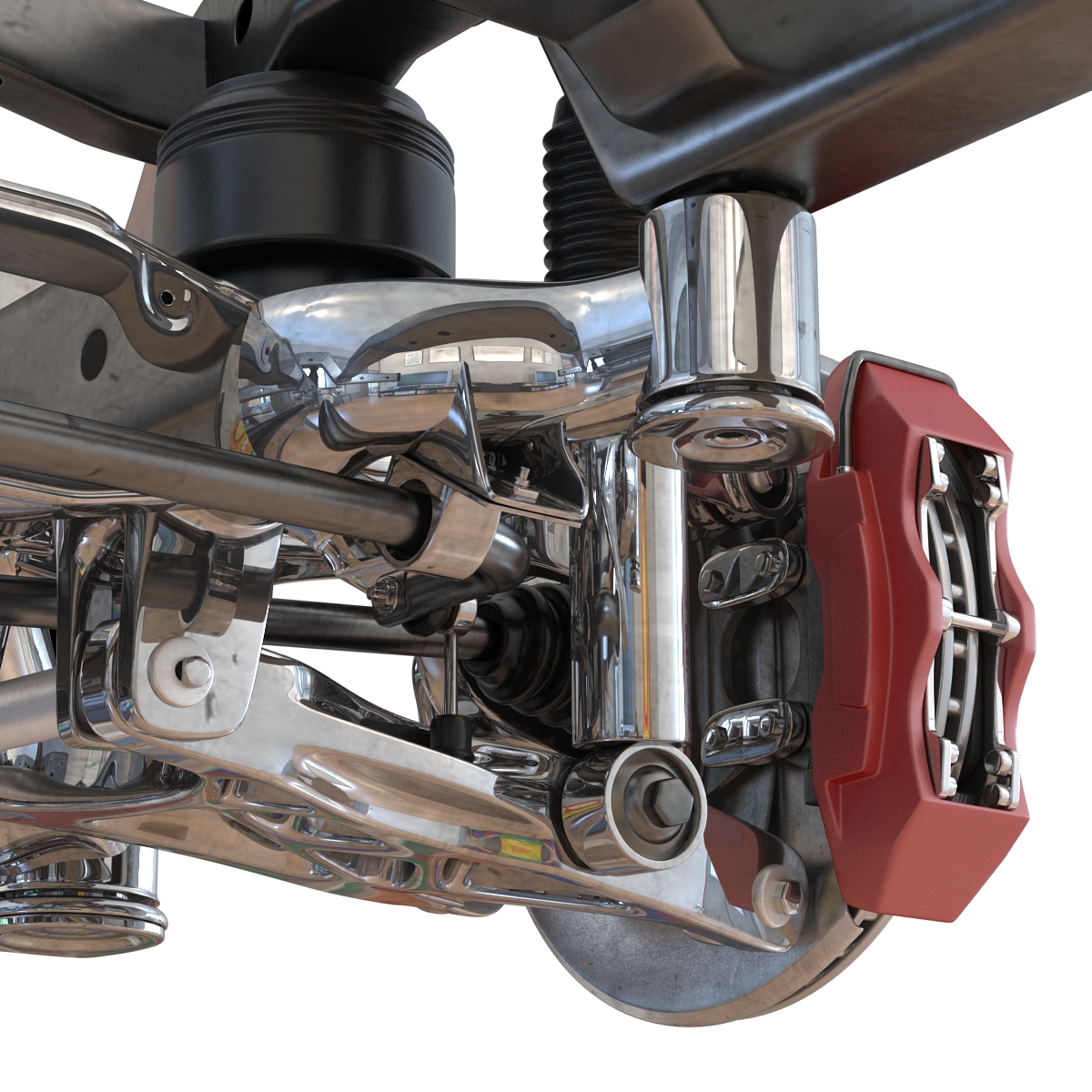 SUV Chassis Frame 2 3D model