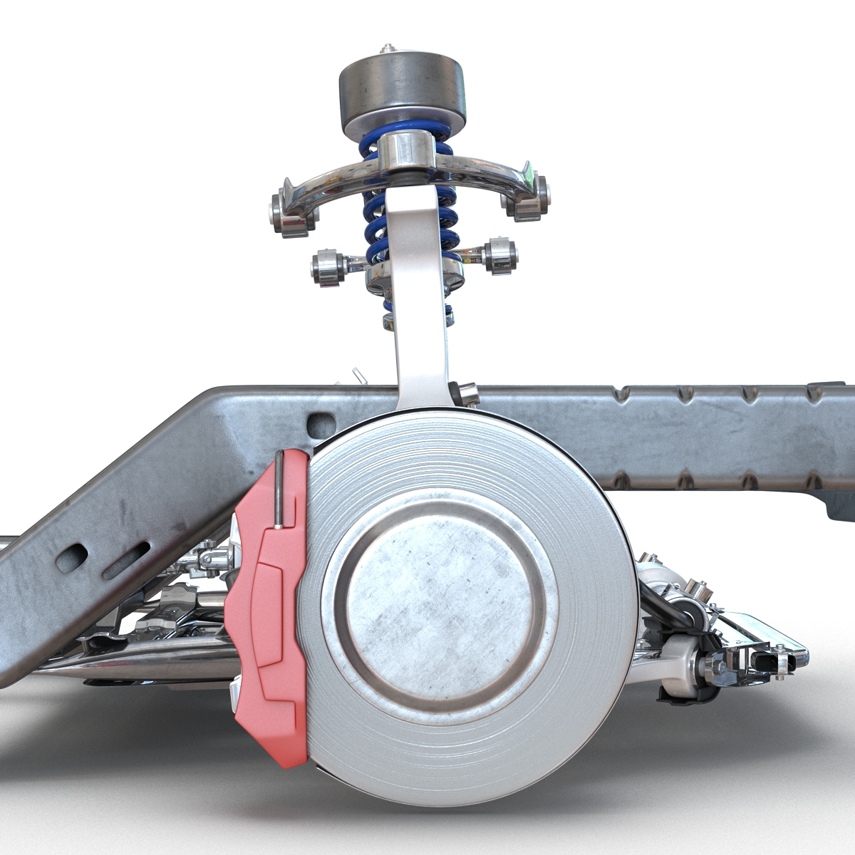 SUV Chassis Frame 2 3D model