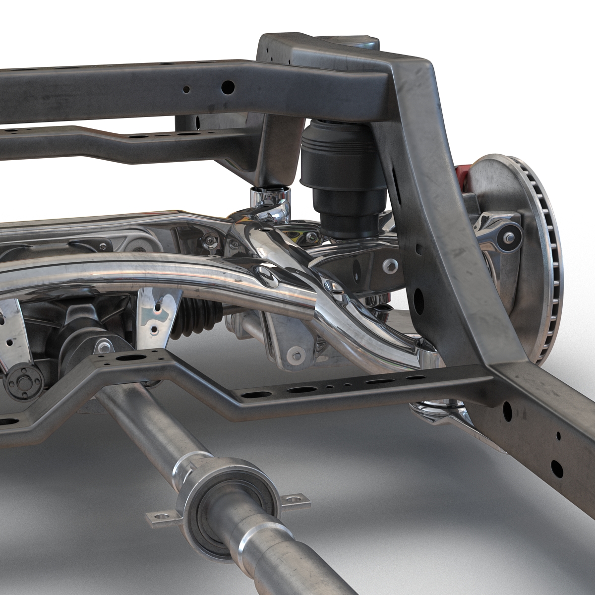 SUV Chassis Frame 2 3D model