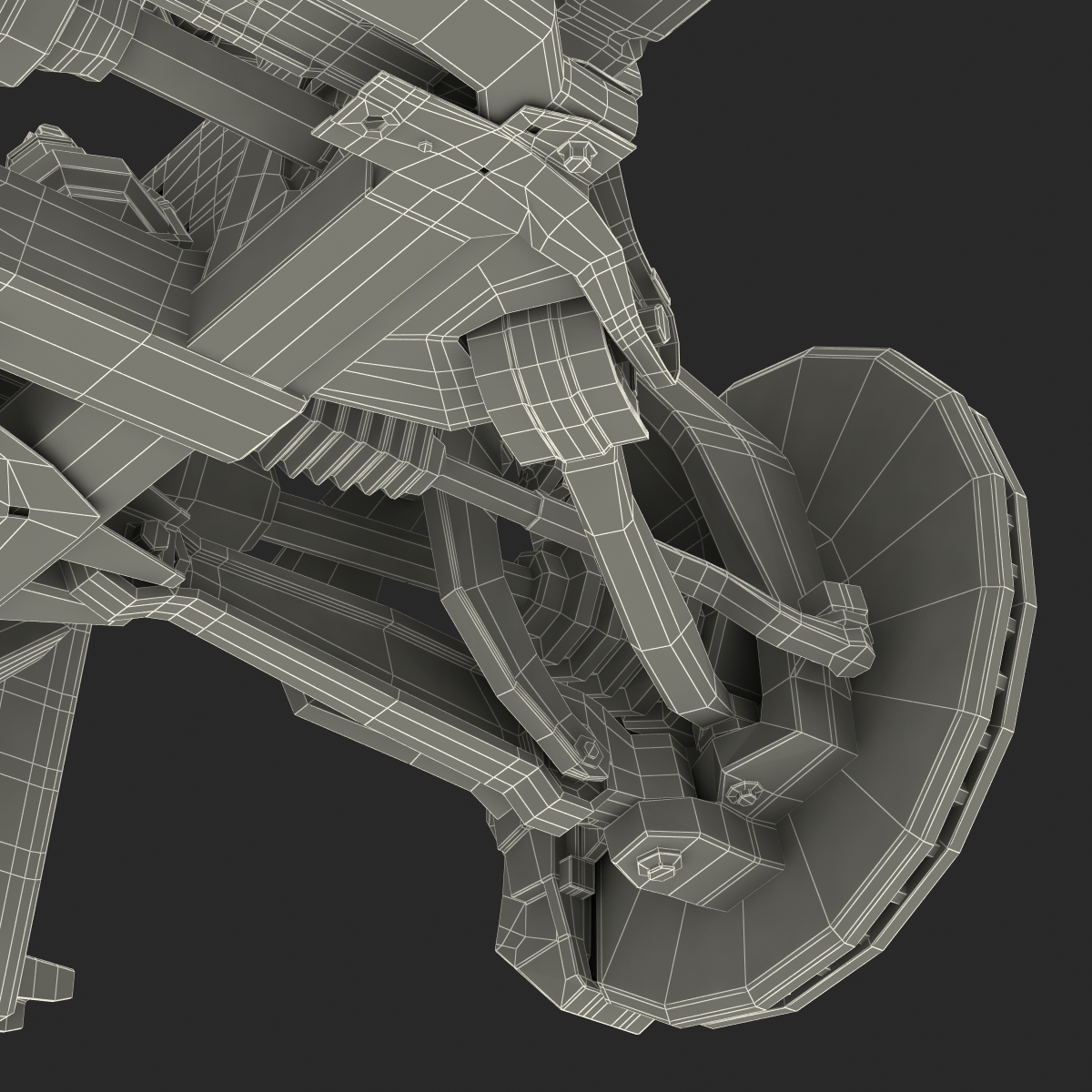 SUV Chassis Frame 2 3D model