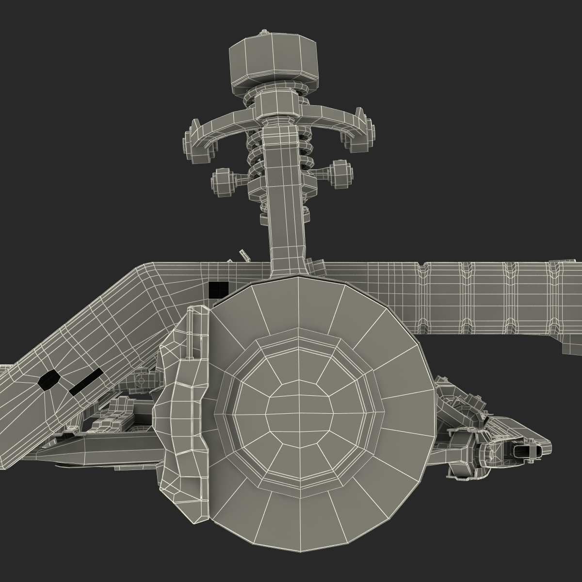 SUV Chassis Frame 2 3D model