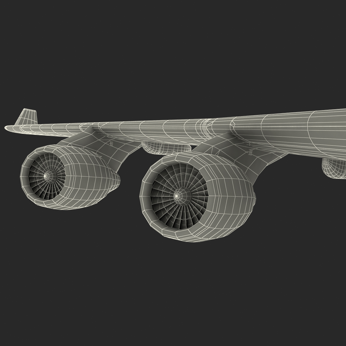 Boeing 747 400 Lufthansa 3D model