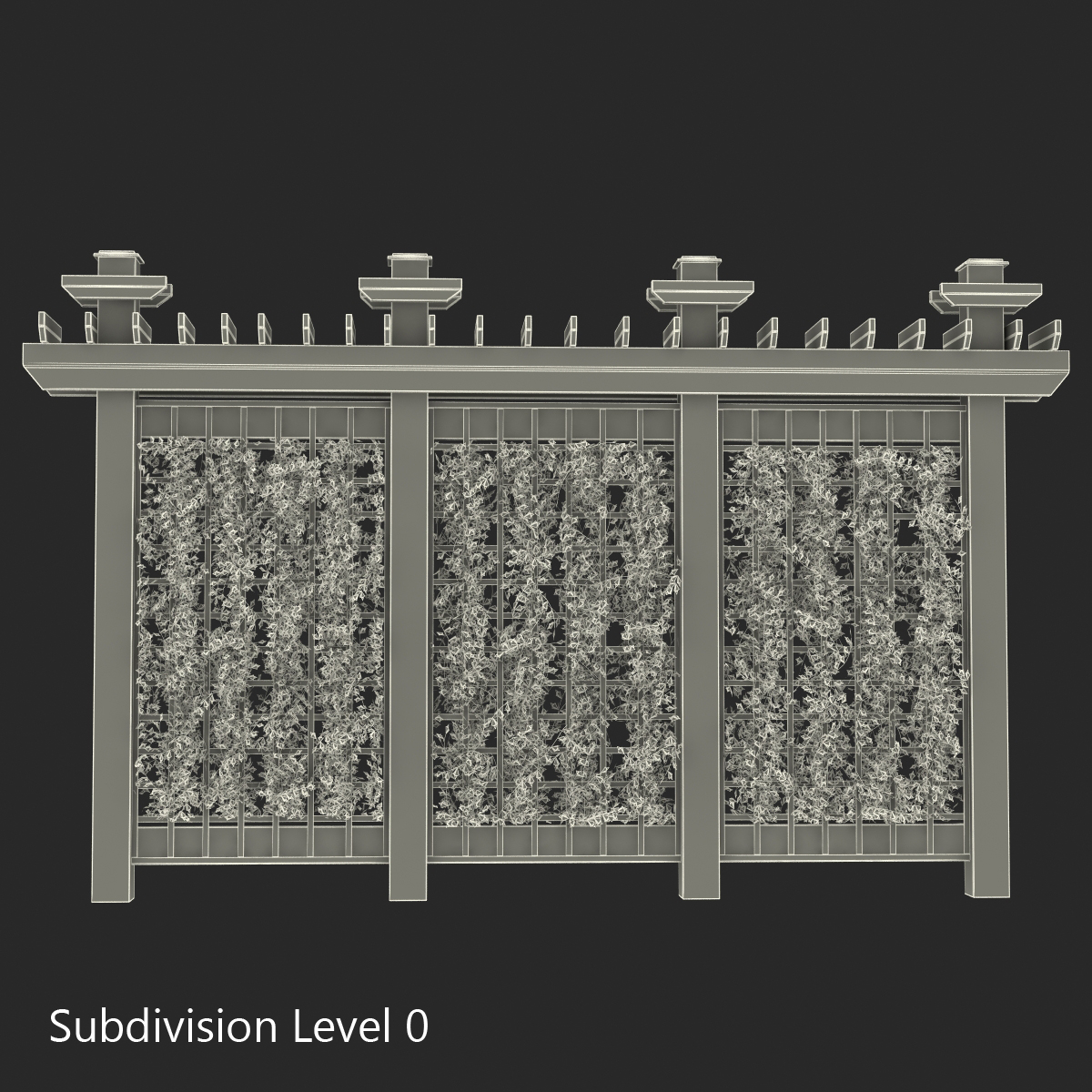 Garden Trellis 3D model