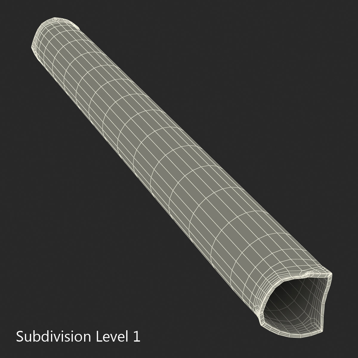 3D Broken Iron Pipe