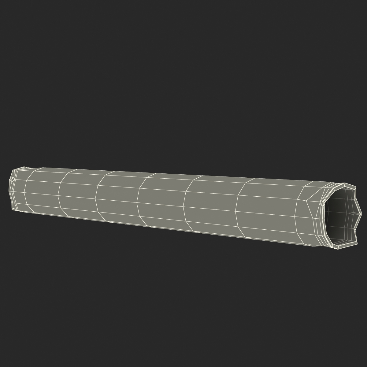 3D Broken Iron Pipe