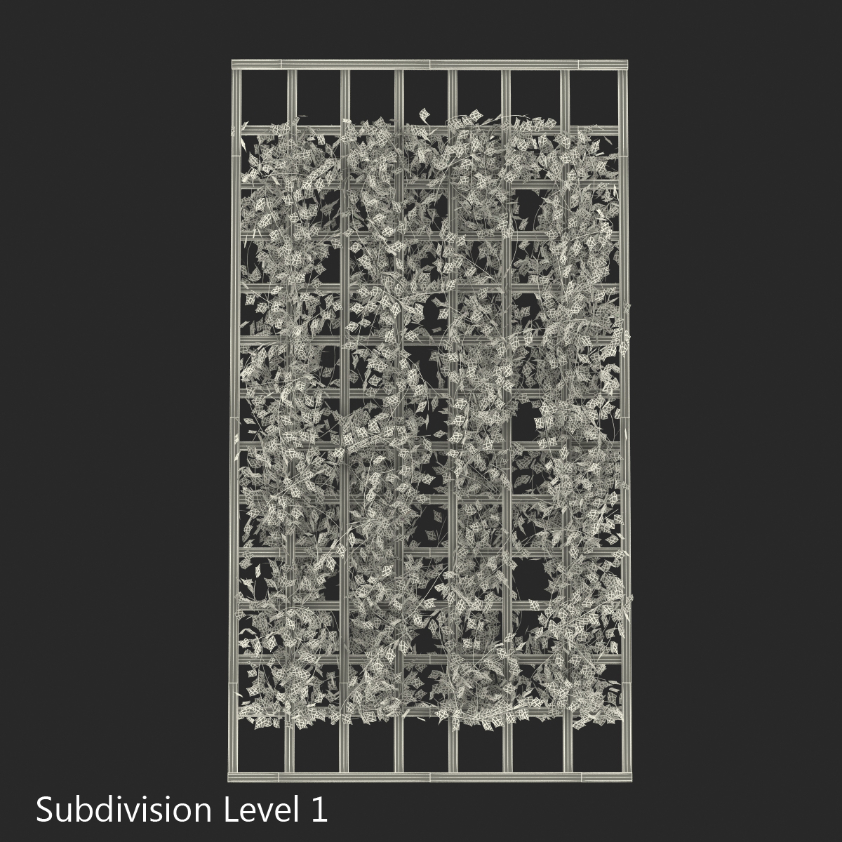 3D Trellis Panel model