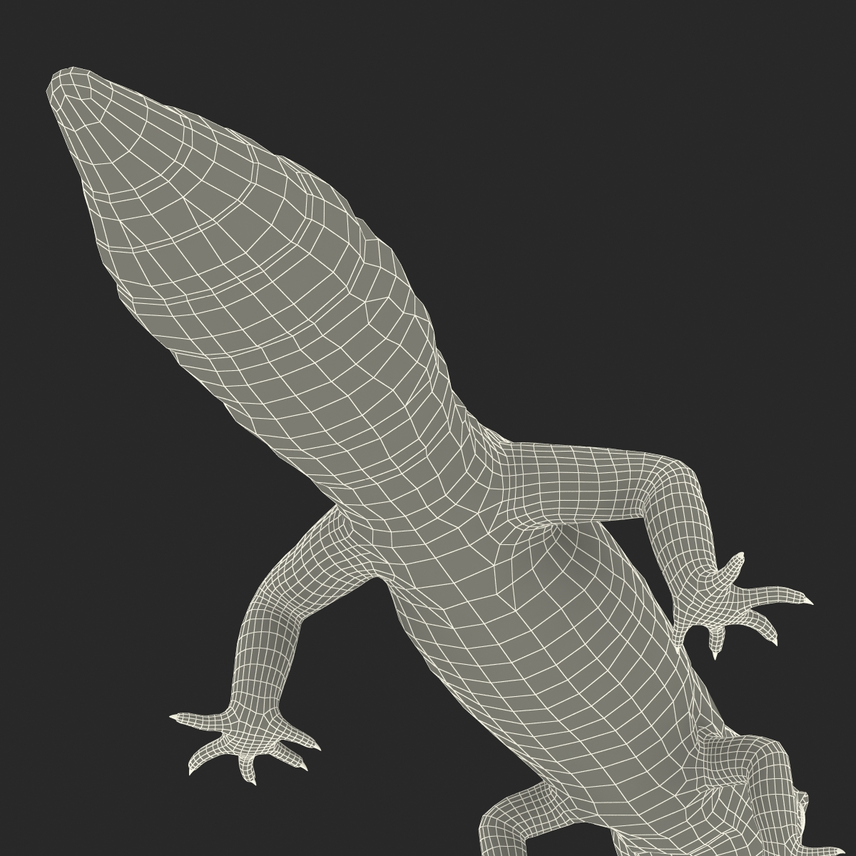 3D model Leopard Gecko Rigged