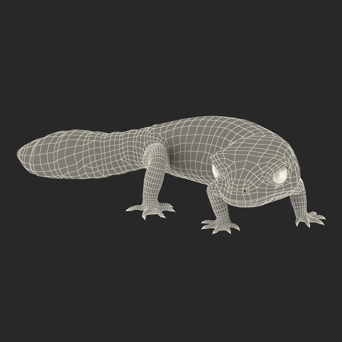 3D model Leopard Gecko Pose 4