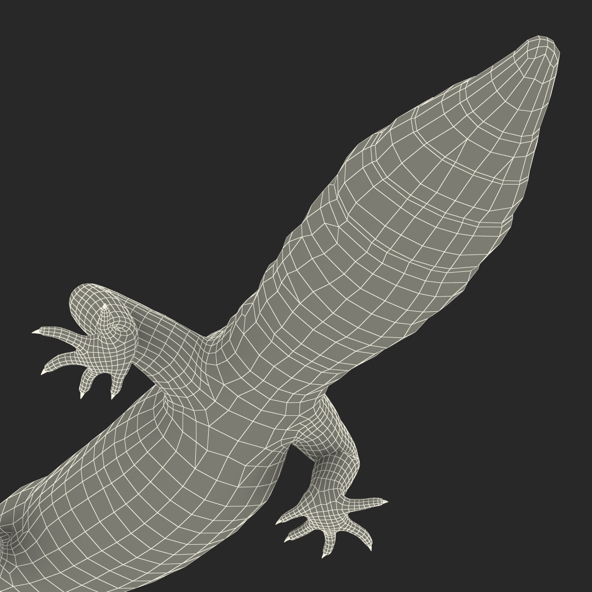 3D model Leopard Gecko Pose 3