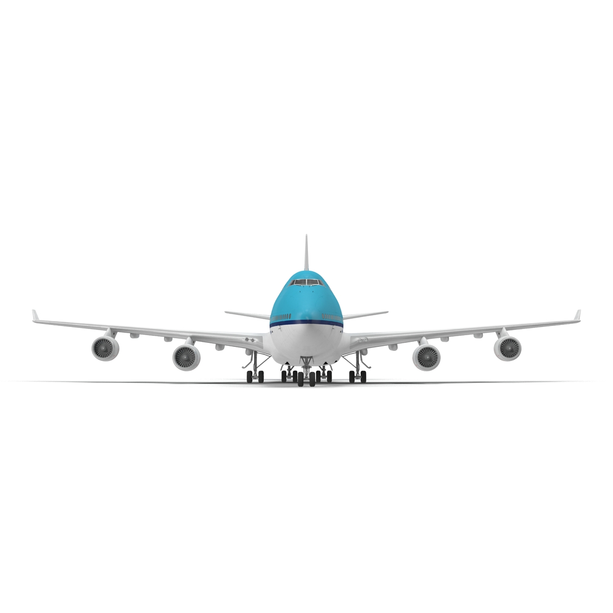 3D model Boeing 747 400ER KLM