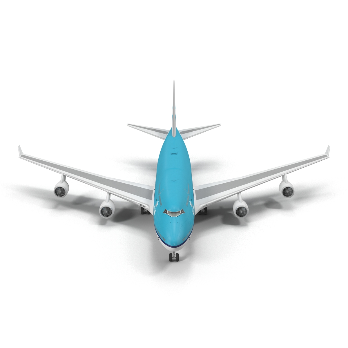 3D model Boeing 747 400ER KLM