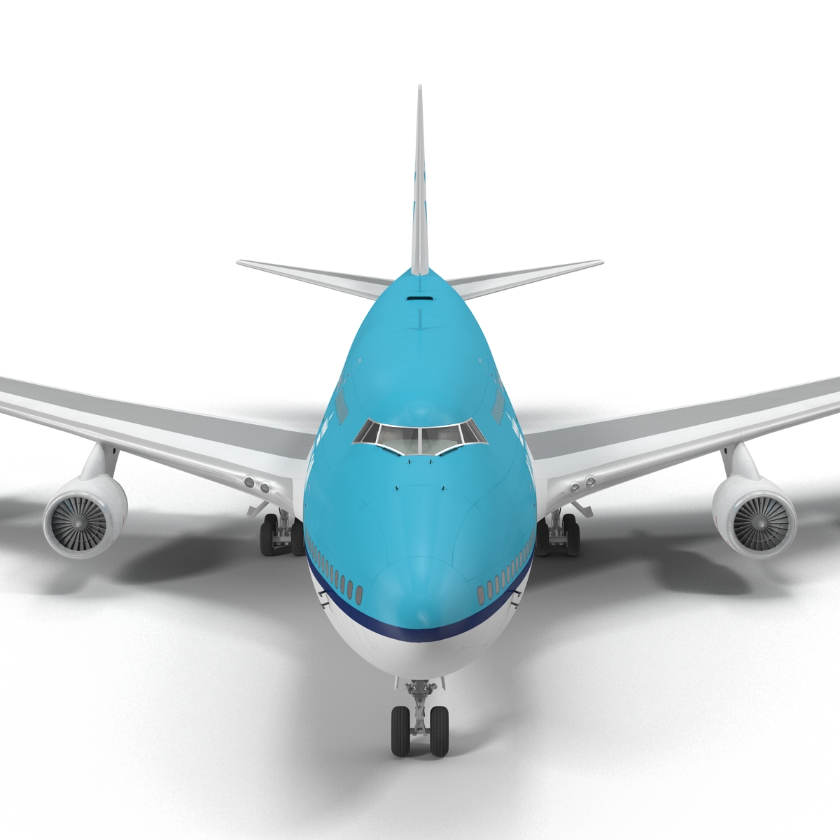 3D model Boeing 747 400ER KLM