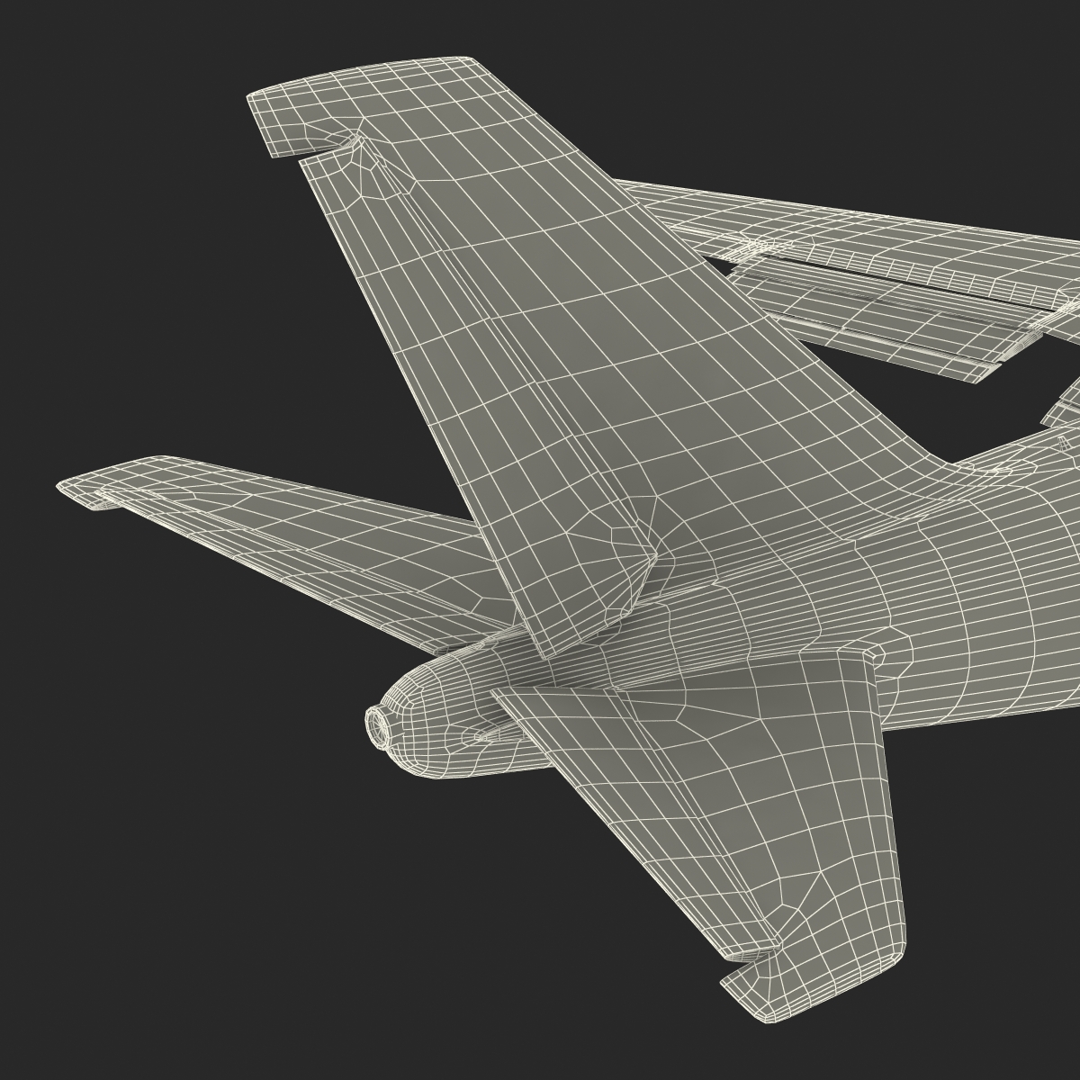 Boeing 747 400ER KLM Rigged 3D