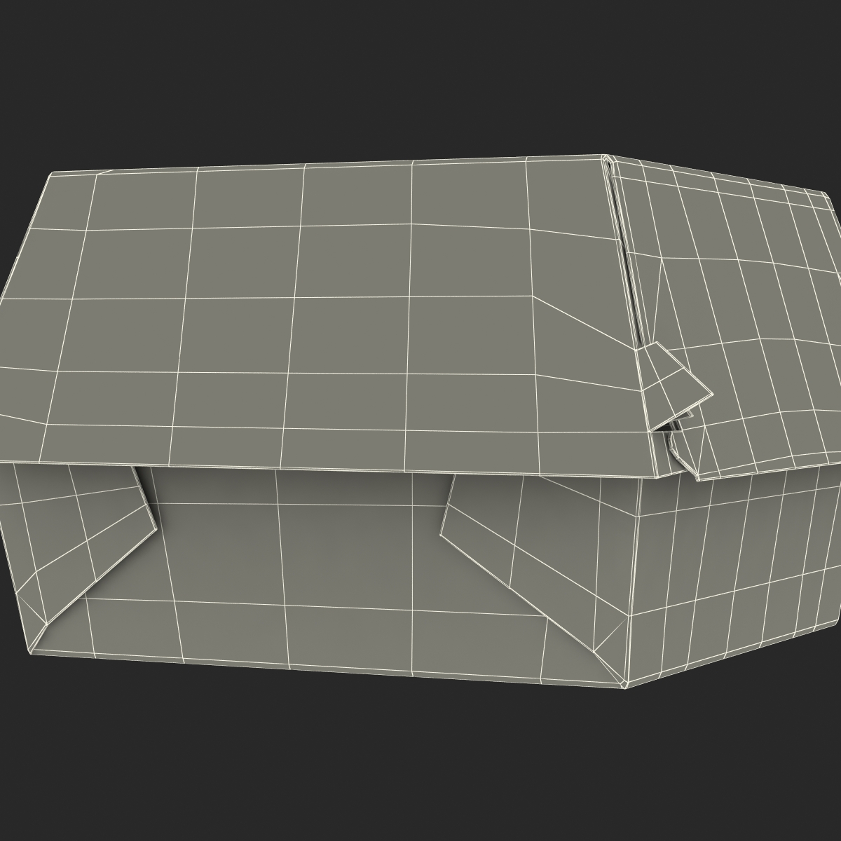 3D Burger Box Generic model