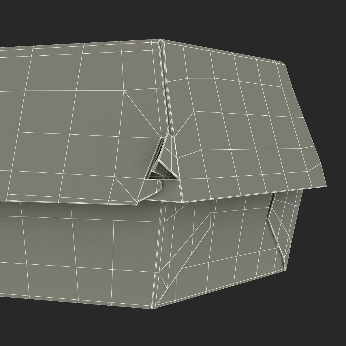 3D Burger Box Generic model