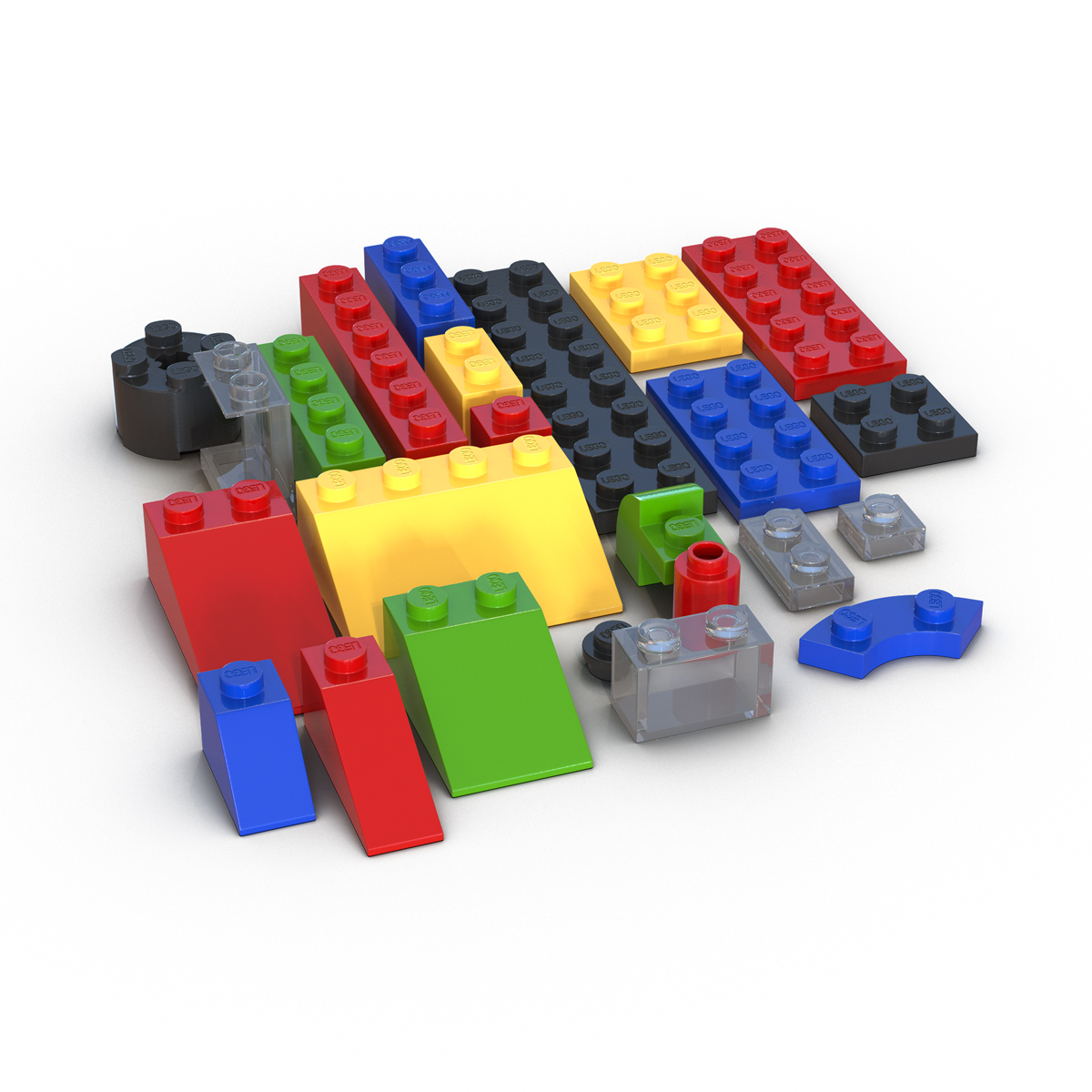 3D model Lego Bricks Set