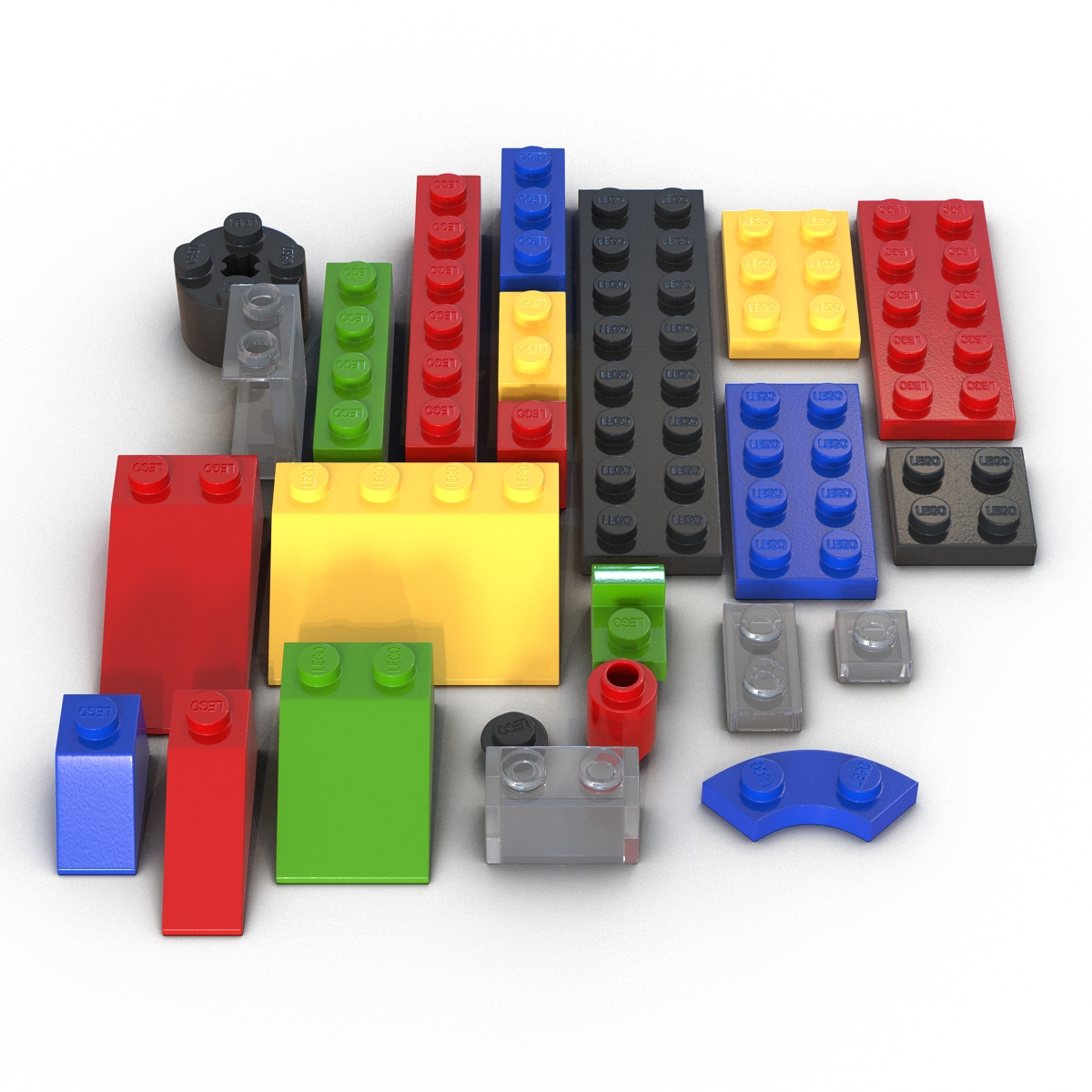 3D model Lego Bricks Set